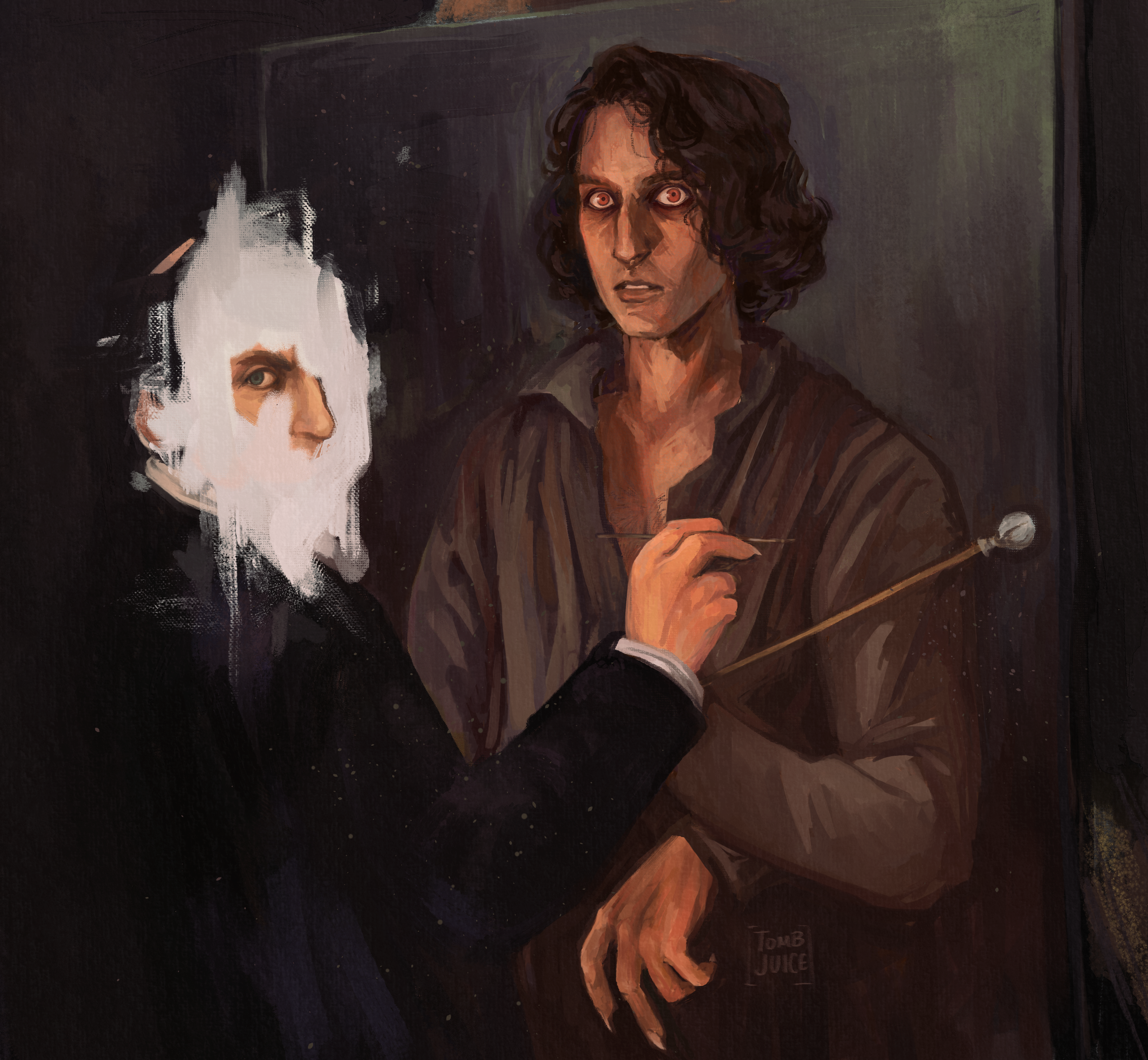 Armand and Marius Digital Painting